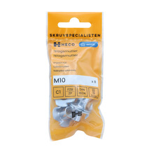 Islagsmutter M10 FZB 8-pack Heco